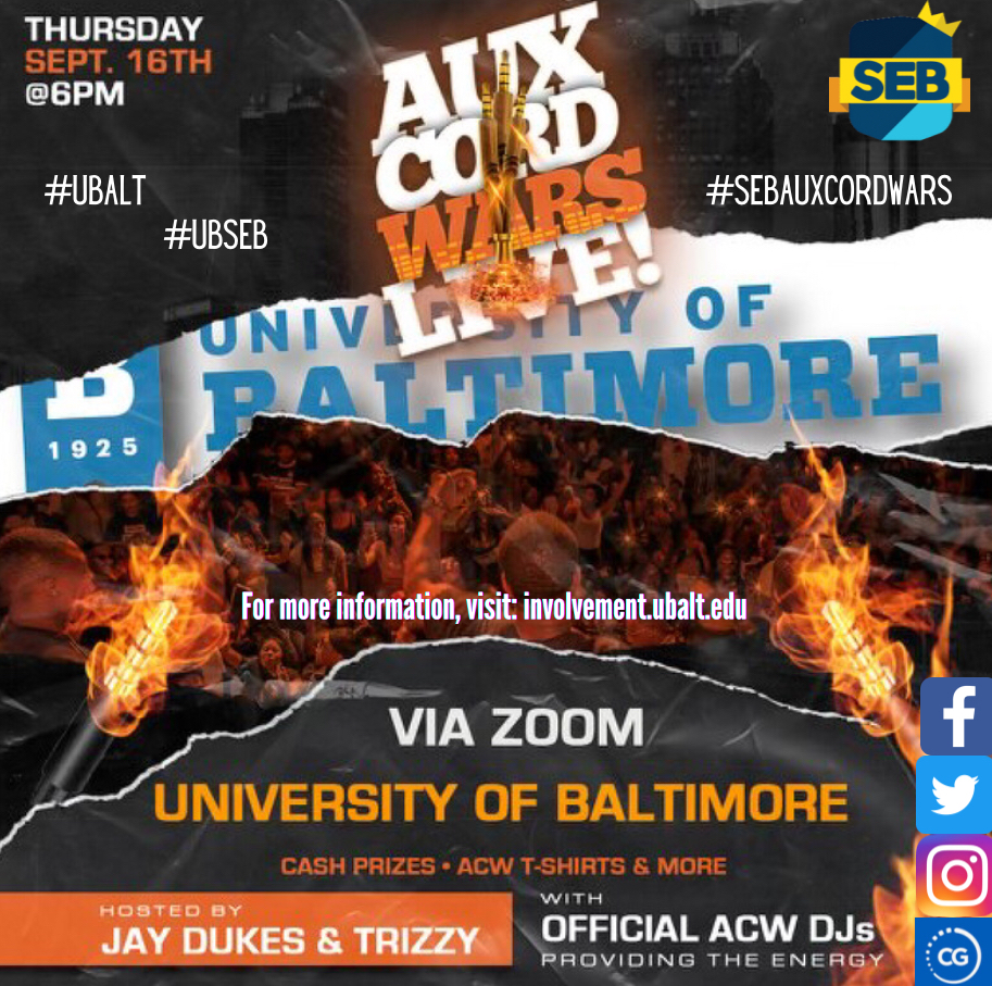 Aux Cord Wars Live! hosted by Student Events Board